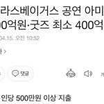 [군대] 이번 콘서트 아미 한 <b>명당</b> 500만원 지출
