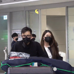 이병헌  이민정, 월드스타 부부의 영화 같은 입국 '달달한 <b>투샷</b>'