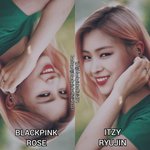 있지 <b>류진</b>이랑 블핑 로제 신기하다