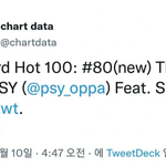 싸이 핫백 80위했네