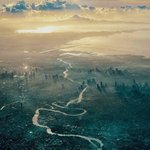 비행기 창가에서 찍은 <b>도시별</b> 사진