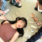 [드루와] 누워있는 조이 얼굴 <b>상태</b>…