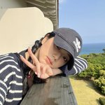 지수 캡<b>모자</b> 보니까