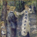 펜타곤 <b>키노</b>가 그린 르누아르 그네 모작