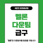[세븐틴] 얘들아 멜/론 다운팀 <b>지원</b>하자