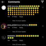 [<b>제니</b>와태형] 인스타그램에서 아미한테 공격당한 <b>제니</b>.