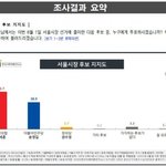 서울 마지막 <b>여론</b>조사 결과 나옴 ㅇㅇ