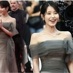 칸 <b>영화제</b> 아이유 드레스 가격 어마어마