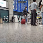 [방탄소년단] 방탄소년단 뷔 워싱턴 입국 라이브시