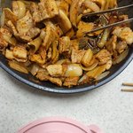 <b>휴일</b> 삼겹살 계란찜 먹는당! 헿