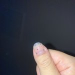 <b>손톱</b> 부러져서 젤네일로 붙였자나