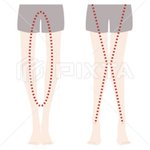 얘들아 다리 딱 붙였을때 <b>발목</b>까지 붙으면