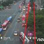 [속보] 서울지하철 양재역 폭발.소방대 <b>출동</b>