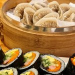 김밥+<b>찐만두</b>
