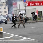 <b>아베</b> 총 쏜 용의자 현장 사진