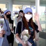 [걸그룹] 우아!(woo!<b>ah</b>!) 입국 "일본 팬 처음 만나 행복"