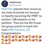 [NCT칠프] 우리칠 스포티파이 총스<b>밍량</b> 16억