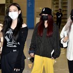 에스파 <b>입국</b>할 때 사진 다시 보는데