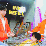 [방탄소년단] <b>마트</b>서 장 다보고 주차장 가는 길에