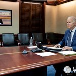 '대화 앞둔' 시진핑, 코로나 감염 바이든에 위로전..."빠른 회복"...