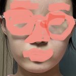 나 턱 <b>각짐</b>?