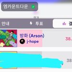 [방탄소년단] 엠카 투표 마지막날인데 소수점차이야