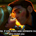 겨울왕국1에서 안나한스 썸<b>탈때</b> 분위기