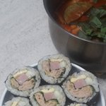 응애 나 애기 판녀 <b>참치</b>김밥 만들었어