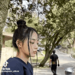 <b>민지</b>  머리 묶은 거 미쳤네
