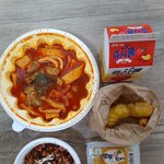 삼겹살떡볶이 배달 시킴ㅋ