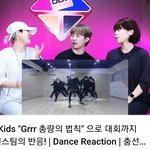 [스키즈] 댄스팀의 스키즈 연습영상 리액션