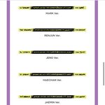 [NCT드림] 맨 왼쪽에 <b>팀</b><b>인사</b>쓰는건데