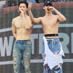 문빈이랑 <b>윤산하</b> 워터밤 직찍봄???