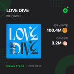 [모두드루와] 아이브 LOVE DIVE 멜론 1억 스트리밍 달성