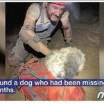 500미터 <b>지하동굴</b> 탐험하는데 댕댕이만남.jpg