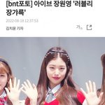 장원영 기사 <b>제목</b>봐