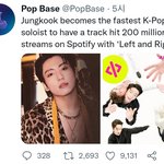 [드루와] 정국 스포티 케이팝 솔로 기록 세움