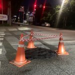 고등학교 인근 <b>사거리</b> 싱크홀 발생