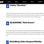 블핑 빌보드 선정 <b>vma</b> 베스트무대 2위