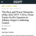 미국잡지가 블핑 <b>vma</b> 립싱크 비판했네