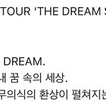 [NCT드림] 콘서트 주제? 자체가 in a <b>dream</b>