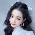 장원영 블루블랙 <b>염색</b> ㅈㄴ 잘어울린다