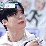 아육대에서 에이티즈 <b>윤호</b> 화나 보인네