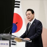 윤석열 대통령 내외 '캐나다 토론토서 <b>동포</b> 간담회'