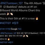 [NCT칠프] 우리칠 이번주 <b>빌보드</b> 앨범 차트