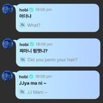 [방탄소년단] 어제 지민이 라이브에서 호비 챗