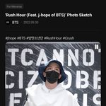 [방탄소년단] 호비 러시아워 포토스케치 올라왔엉 <b>in</b> 우리버스