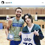 <b>스테판</b> 커리랑 슈가 서로 좋아요 누름