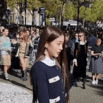 장원영 방금 파리 행사장 입장씬