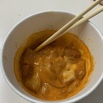 <b>매콤</b>로제납작면 후기